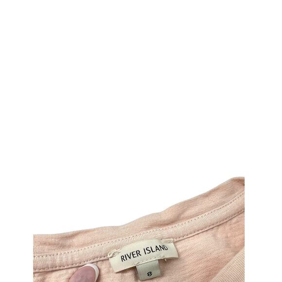 M short-sleeve crewneck t-shirt vintage-style embroidered tiger mountain tee top - Picture 4 of 8